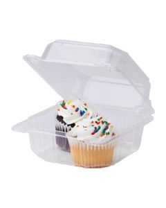 6" x 6" - PLA Hinged Containers