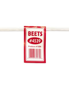 12" Generic Beets Label Ties