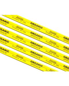 14" Organic Spinach Twist Ties