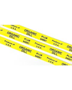 8" Organic Dill Twist Ties