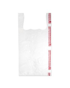 White T-Shirt Bags - 1000/CS