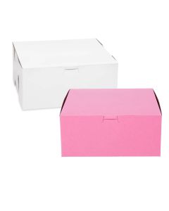 9" x 9" x 4" - Pink or White 