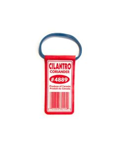 #12 Generic CANADA Cilantro Blue Rubber Band Tag