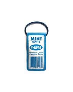 #12 Generic CANADA Mint Blue Rubber Band Tag