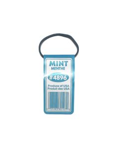 #12 Generic USA Mint Blue Rubber Band Tag