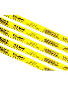 12" Organic Red Chard Twist Ties