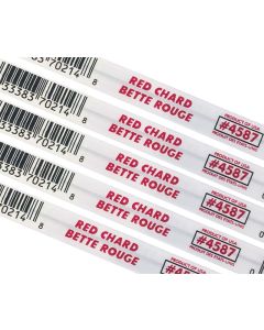 12" Generic USA Red Swiss Chard Twist Ties