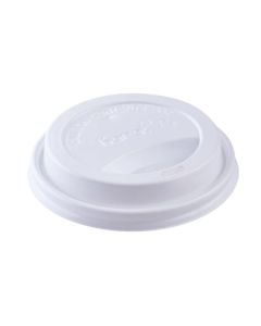10-24oz Paper Coffee Cup Lids - 90mm - White 