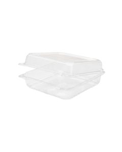 9" x 9" - PET Hinged Containers