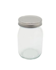 16oz Square Round Mason Jar