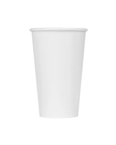16oz - Paper Hot Cups - White